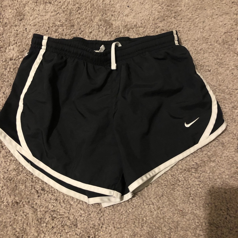 Black and White Nike Dri-fit shorts